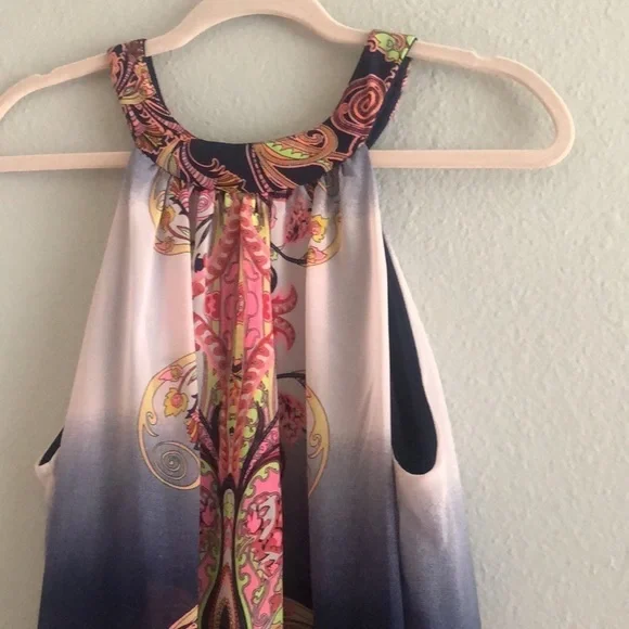 Crystal Doll Halter Style Ombré Dress - Picture 2 of 8